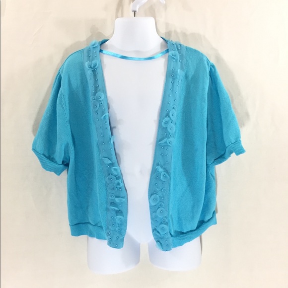 Versona Accessories Beautiful Blue Sweater - Picture 2 of 8